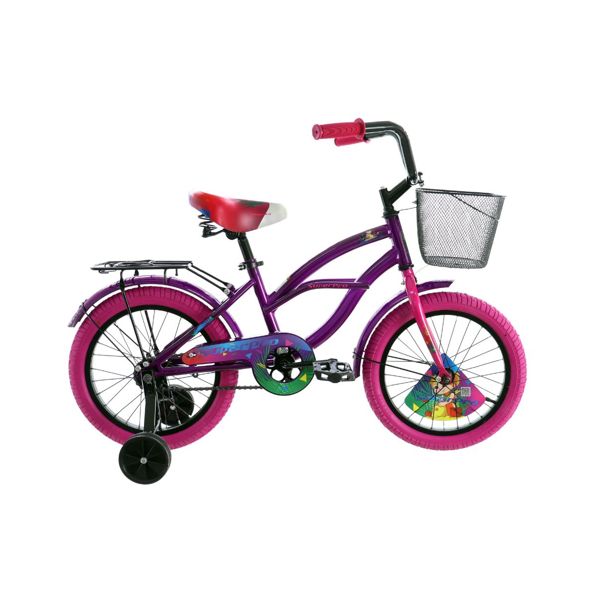 Bicicleta Super Pro Banana 16" Full Extras Niña