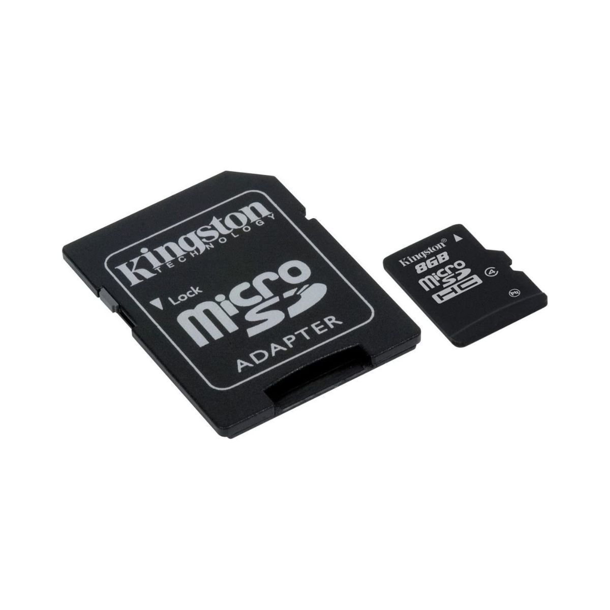 Tarjeta de Memoria Kingston microSDHC 8GB C/Adaptador