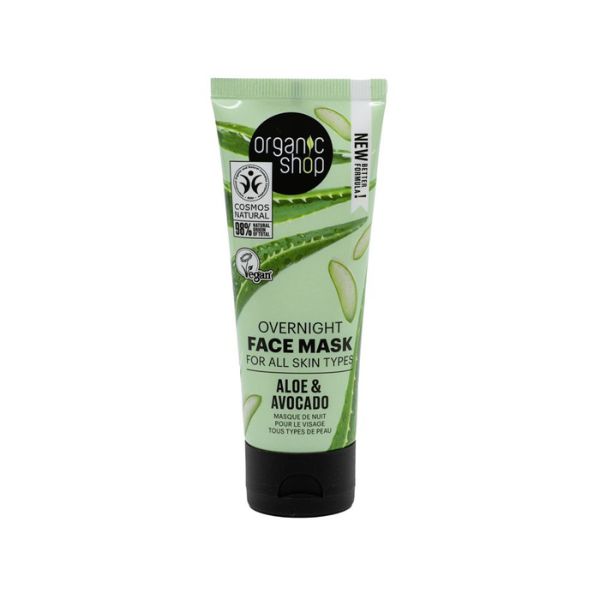 Mascarilla Organic Shop Facial Aloe y Aguacate
