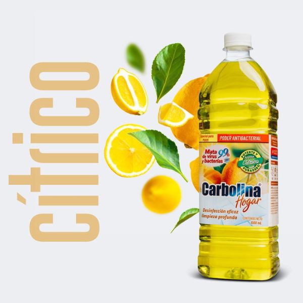 Desinfectante Carbolina Hogar Cítrico
