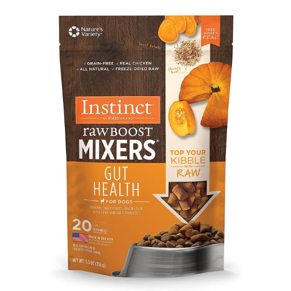 Alimento Instinct Gut Health Raw Boost Mixers para Perros