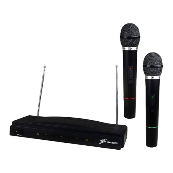 Micrófono Zebra de Mano Inalámbrico FM, GW-3002