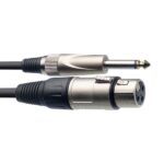 Cable Audio Stagg para Micrófono XLR A 1/4" PVC, SMC6XP