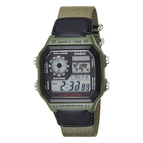 Reloj Casio AE-1200 Digital - Corra Tejida