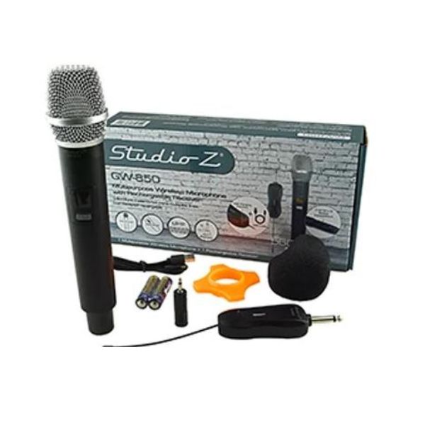 Micrófono Studio Z Inalámbrico Mini Receptor Recargable, GW-850