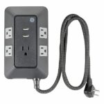 Protector de Picos General Electric Ultra Pro 73777-RF1 5 Tomas 2 USB