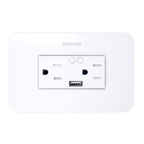 Enchufe Inteligente Omnia OKS-604S WiFi de Pared Enchufe Inteligente Omnia OKS-604S WiFi de Pared