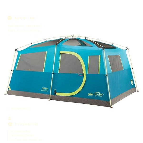 Tienda Campaña C/Closet Coleman Tenaya Lake 8P