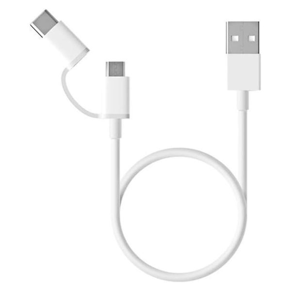 Cable Xiaomi Mi 2 en 1 USB Micro USB a Tipo C