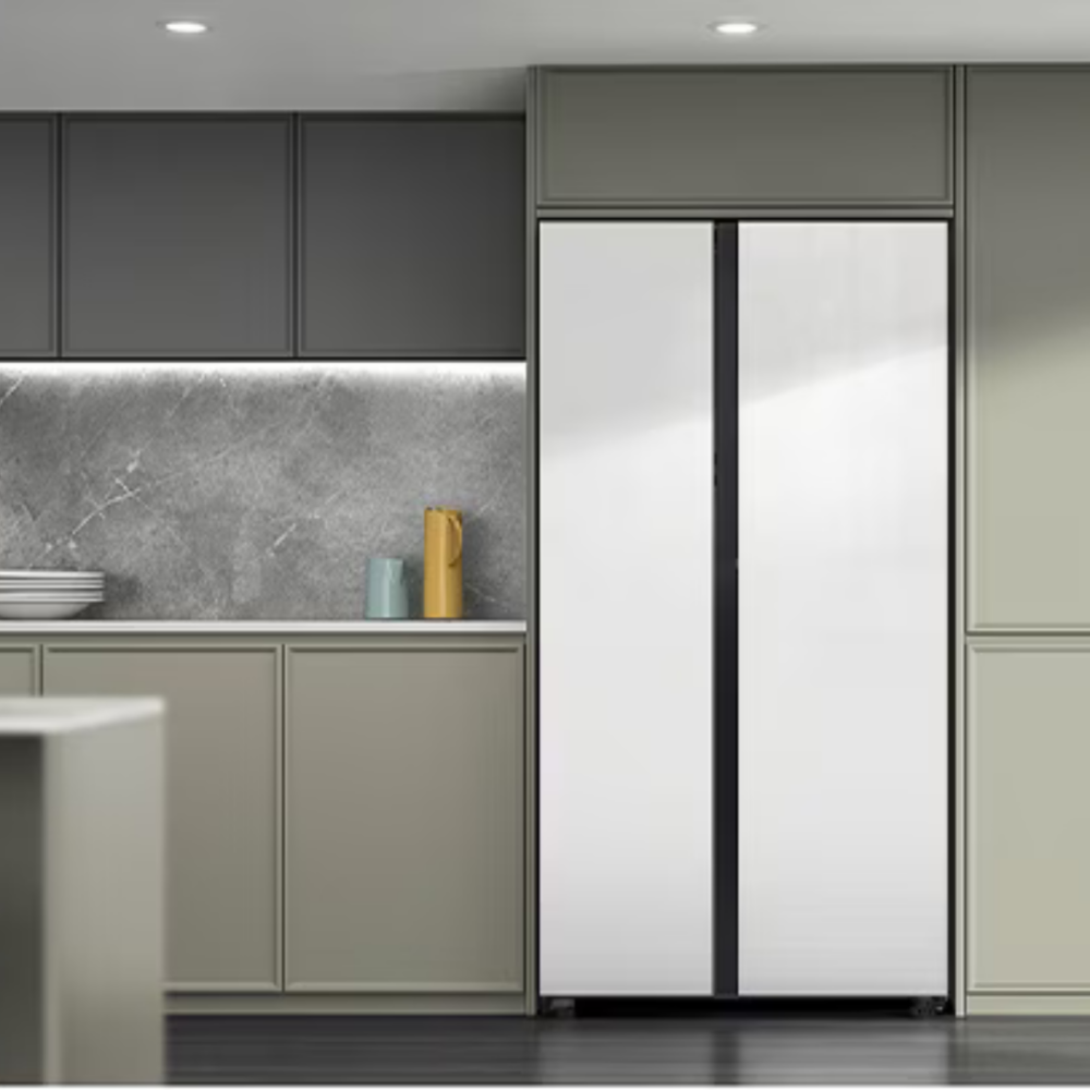 Refrigeradora Samsung 23 Pies, Bespoke Side by Side RS23CB70NA12AP