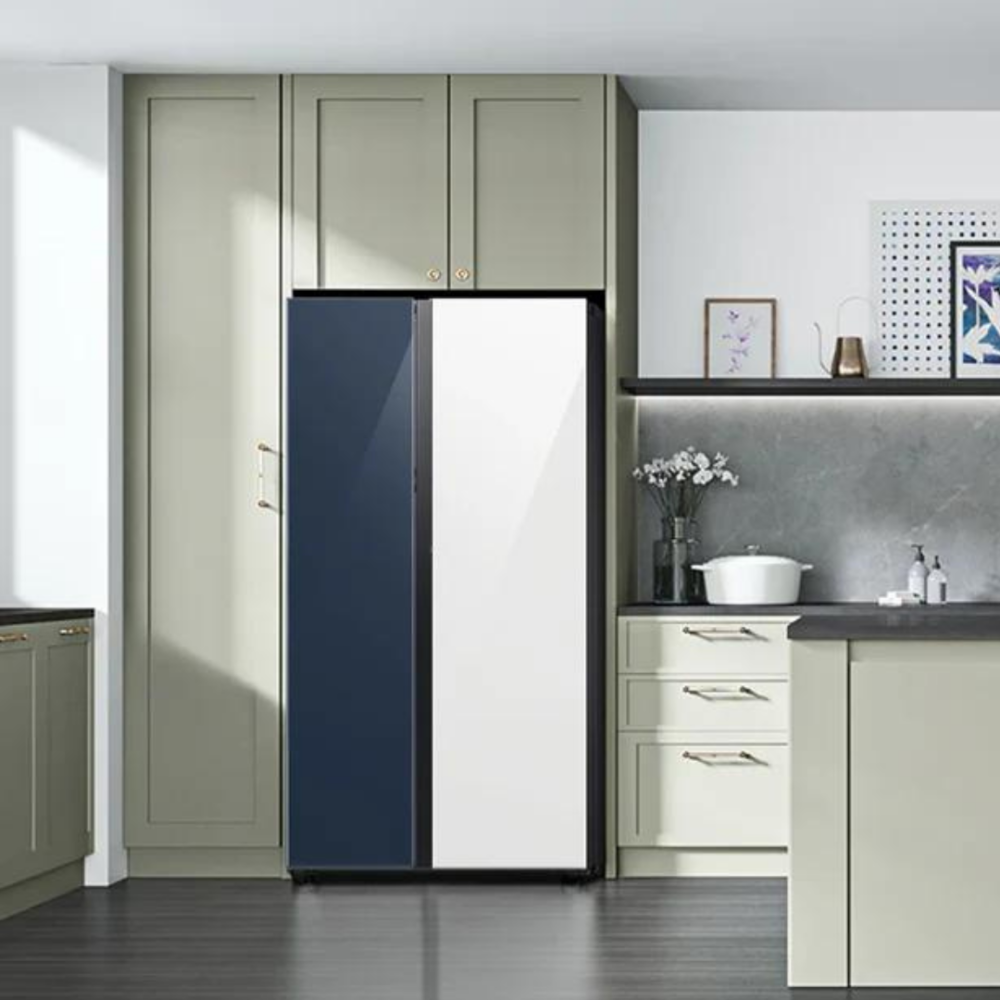 Refrigeradora Samsung 28 Pies, Bespoke Side by Side RS28CB760A7NAP