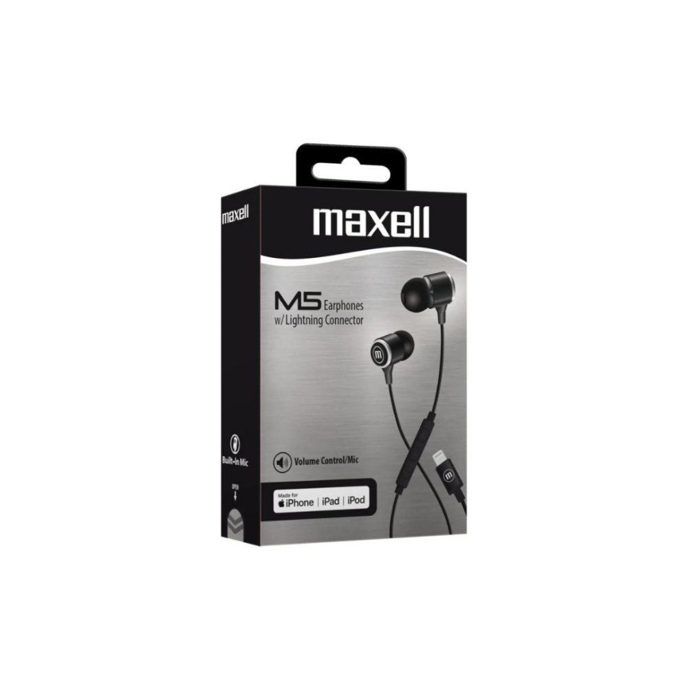 Audífonos Maxell Ear con Lightning