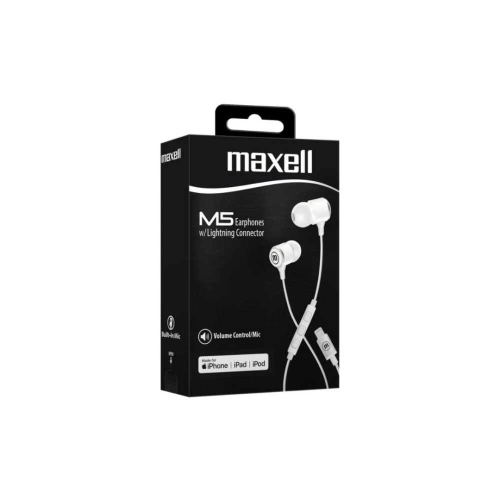 Audífonos Maxell Ear con Lightning