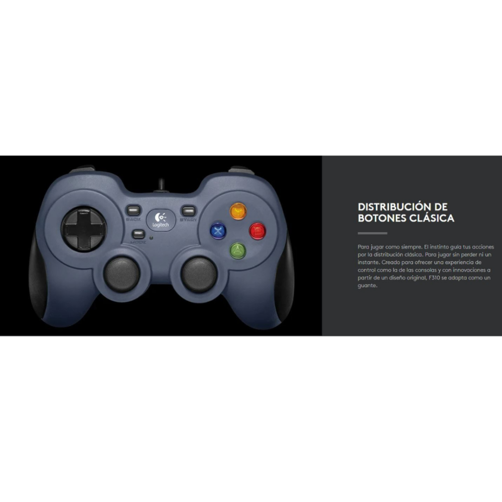 Control Logitech GamePad F310 940-000110