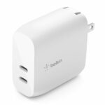 Cargador de pared Belkin dual USB-C PD de 40W, WCB006DQWH