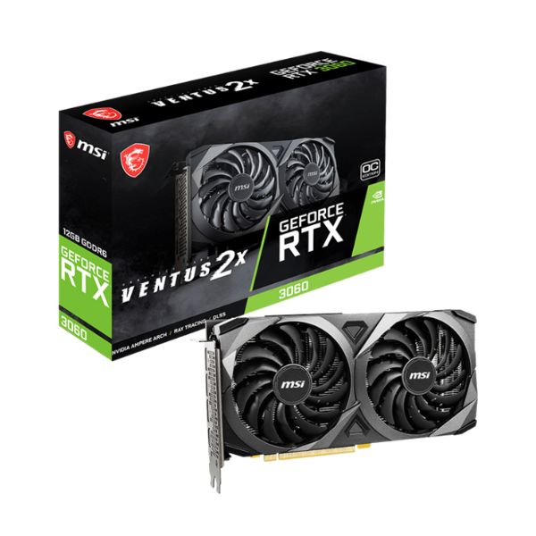 Tarjeta de Video MSI GeForce RTX 3060 Ventus 2X 12G OC 912-V397-664