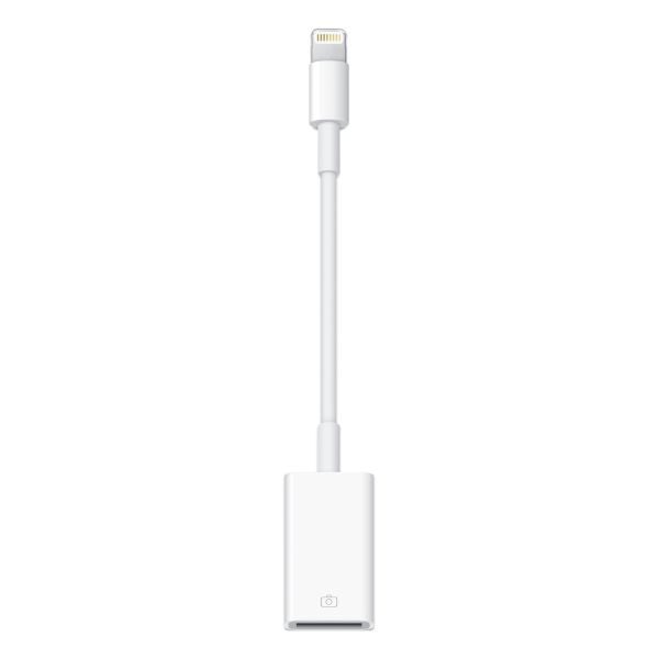 Adaptador Apple Conector Lightning a USB para cámaras, MD821AM/A