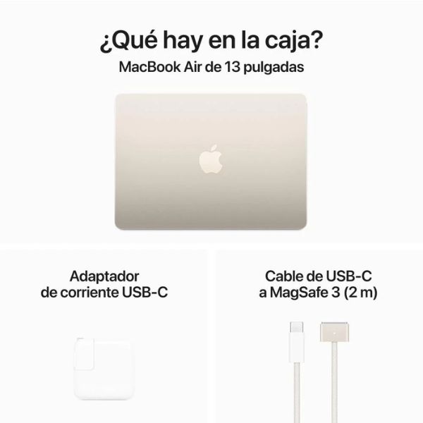 Laptop Apple MacBook Air M3 de 13" - 256GB