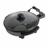 Sartén Eléctrico Continental CE-SK909CR CE Tapa Vidrio Redondo 12"