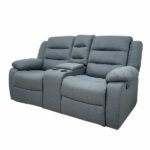 Sofá Tokoa Reclinable Doble SA-4327 con Portavasos