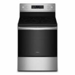 Horno eléctrico Whirlpool 5 en 1 con freidora de aire de 5.3 pies cúbicos, WFE550S0LZ
