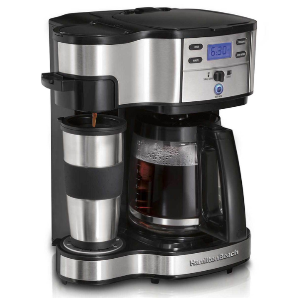 Coffee Maker Hamilton Beach 49980Z 2 en 1 12 tazas