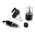 Kit KitchenAid Go KBUR131BM Picadora de Alimentos, Aspiradora y Batidora de Mano