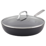 Sartén KitchenAid Antiadherente de inducción con tapa 12.5"