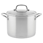 Olla KitchenAid con base de 3 capas y tapa de 8 cuartos