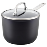 Cacerola de inducción KitchenAid Antiadherente con tapa de 2 cuartos