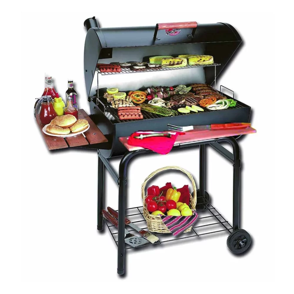 Parrilla de Carbón Char-Griller 580" con Ruedas, 2121