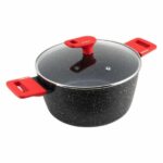 Olla de Inducción Decakila con tapa 24 cm, KMEP015B