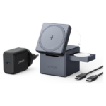 Cargador Anker 3 en 1 Cube con tecnología MagSafe