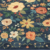 Azul marino Floral