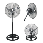 Ventilador CHIQ Pedestal 3 en 1 18" 50W, CQVF18T1O1HB