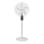 Ventilador CHIQ Piso Recargable 16" Luz Led, CQVF16RN0IT1W