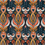 Papel tapiz HAOKHOME diseño floral, bohemio, extraíble para dormitorio 17.7 x 9.8 inch