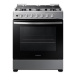 Cocina Samsung Gas 30" 6 Quemadores, NX52D3000MV/AX