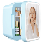 Mini Refrigeradora Yashe con espejo LED 4 litros