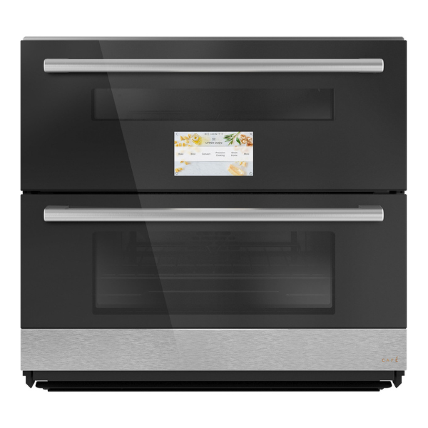 CTS92DM2NS5 Horno empotrable CAFÉ Duo Smart de 30" con vidrio platino