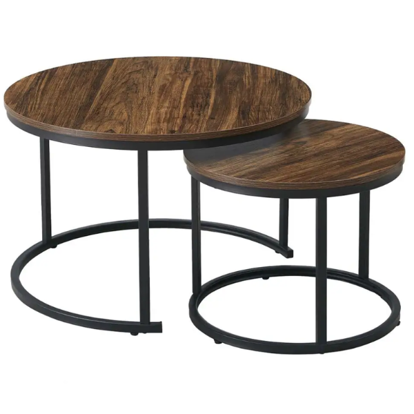 ME-610-1 Set de 2 Mesas de Centro Tokoa