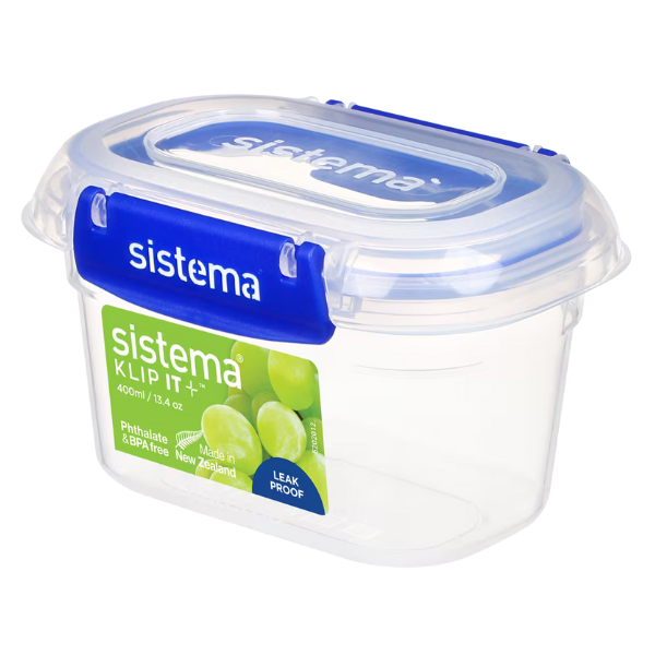 881540 Recipiente Sistema KLIP IT PLUS Rectangular 400ml