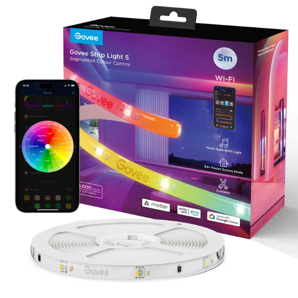 EC1226174 Tira LED Govee Strip Ligth S 5m H612A