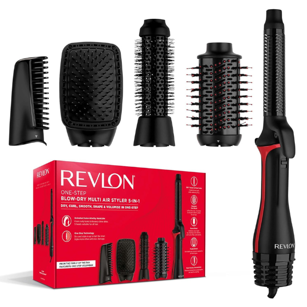 810163 Kit Revlon One-Step Blow-Dry Multi Air Styler 5 en 1