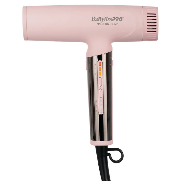 811741 (2) Secador Babyliss Iónico de alta velocidad ultraliviano Nano Titanium